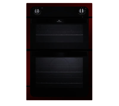 New World NW901DO Electric Double Oven - Black & Red
